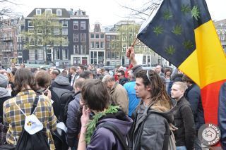 420 protest Amsterdam